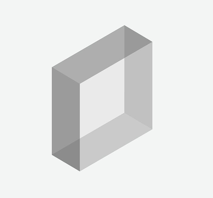 A graphic displaying acrylic bullet-resistant glass or bulletproof acrylic glass that can be used in ballistic-resistant windows in jewelry stores and more