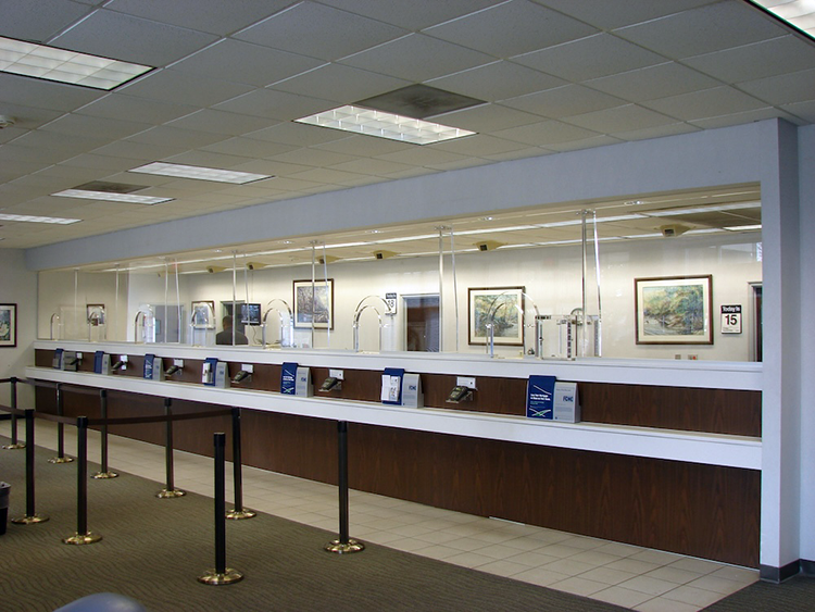 Ballistic windows installed as physical barriers alongside other security measures as part of a comprehensive security strategy, which can vary widely across industries and organizations 