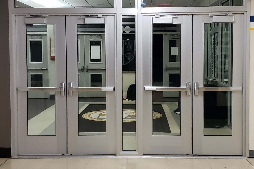 school doors
