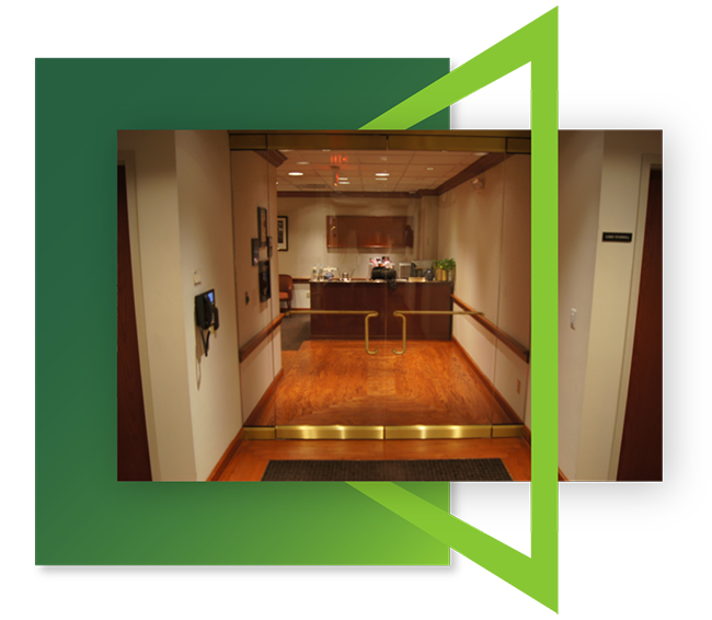 Bullet-resistant glass doors, one type of highly secure bullet proof doors, that complement the existing architecture where they're installed and pair with outer layers of building protection at entrances, back doors, and more