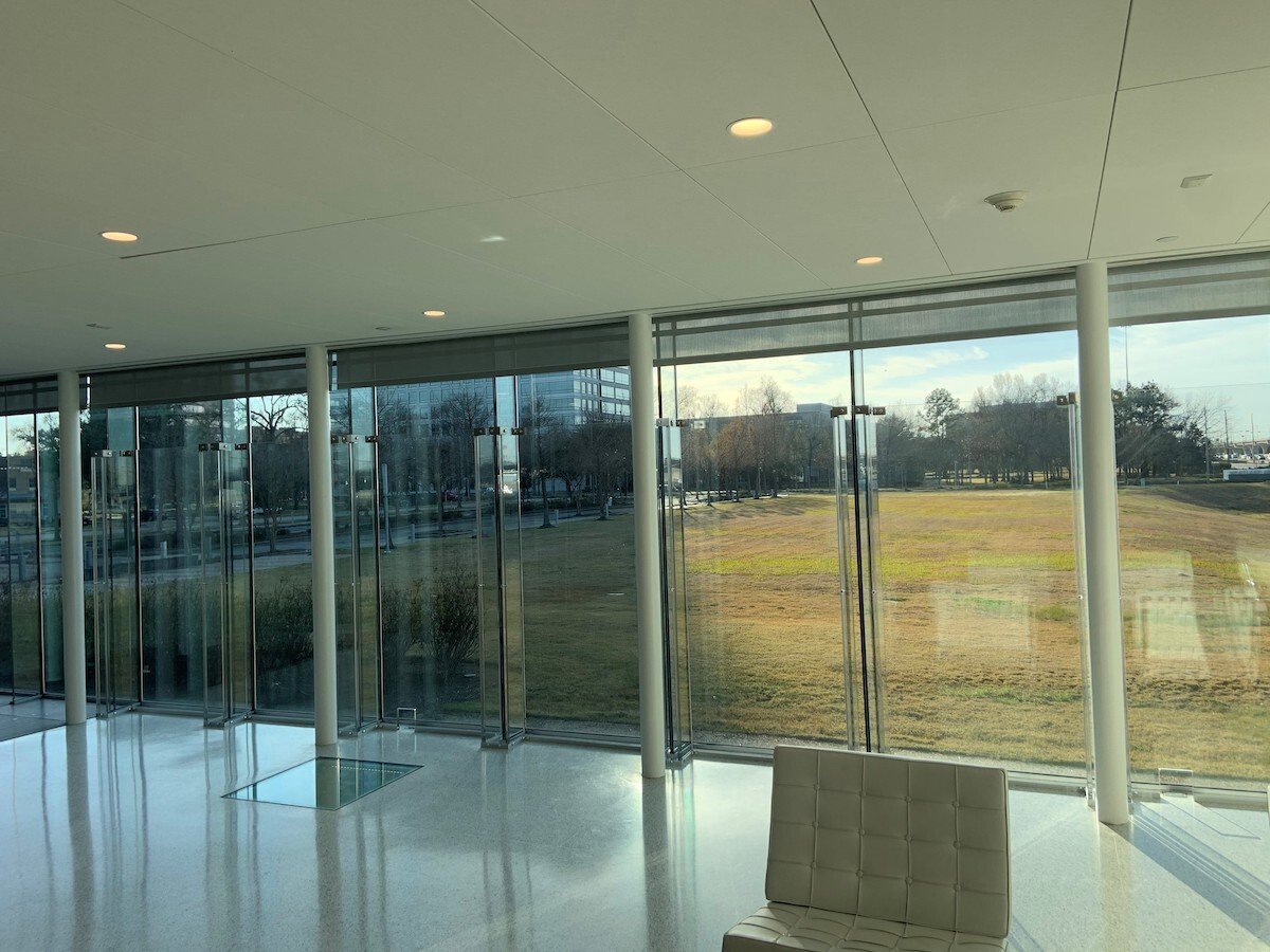 Corporate Conference Room Freestanding Backglazing Panels