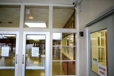 Bulletproof School Entryway