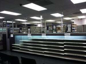 pharmacist ballistic glass
