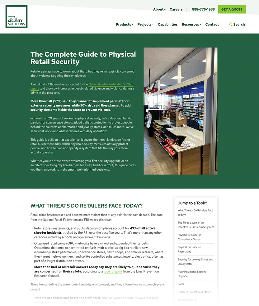 Physical Retail Security