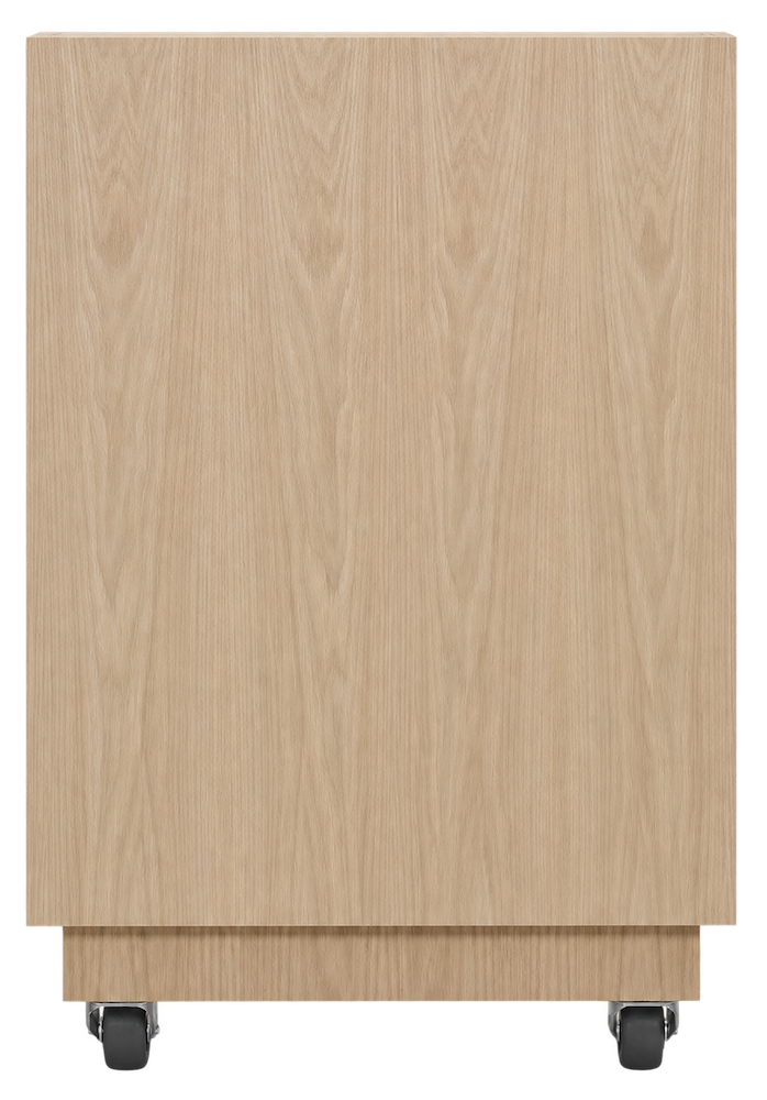 Wood security podium - front