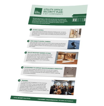 Utility Building Security Plan Infographic