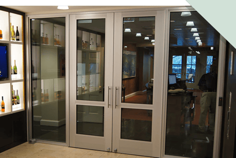 Ballistic Aluminum Frame Door