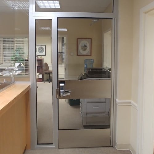 acrylic bulletproof doors