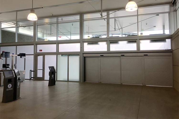 Bullet Resistant Barrier for a Government Facility
