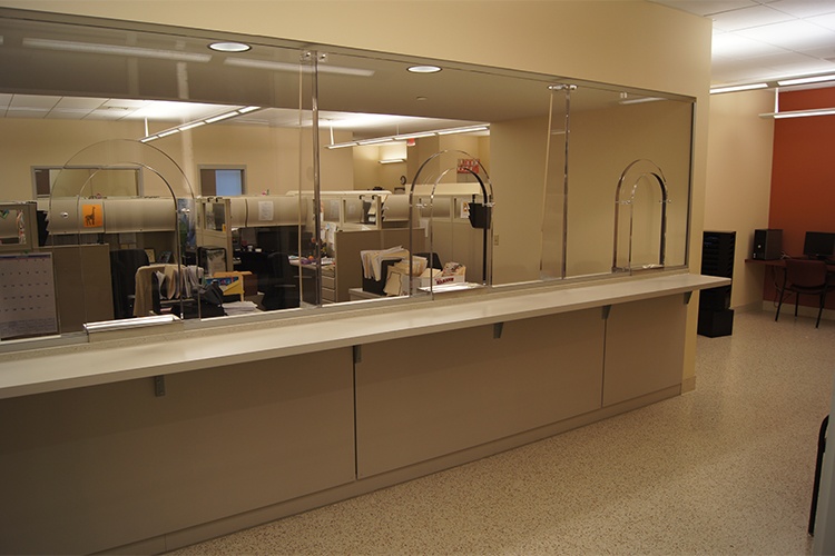 Bullet Resistant Barrier for a Government Facility