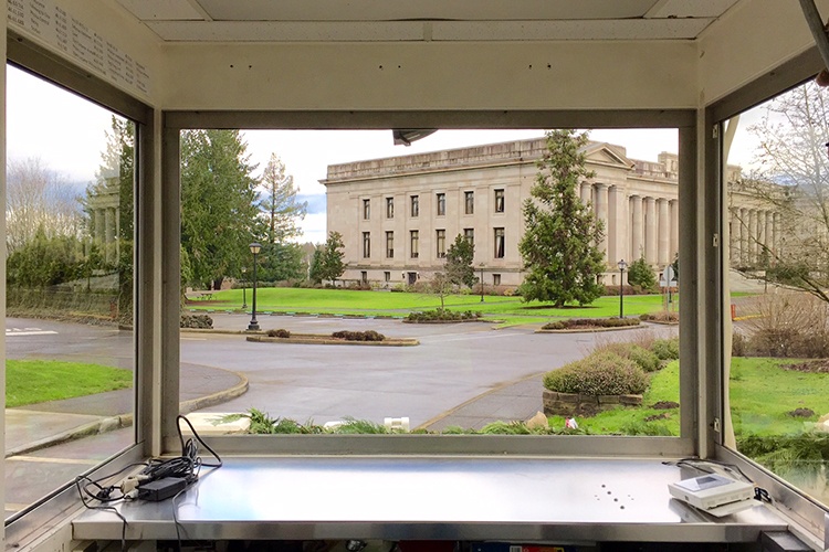 Bullet Resistant Barrier for a Government Facility