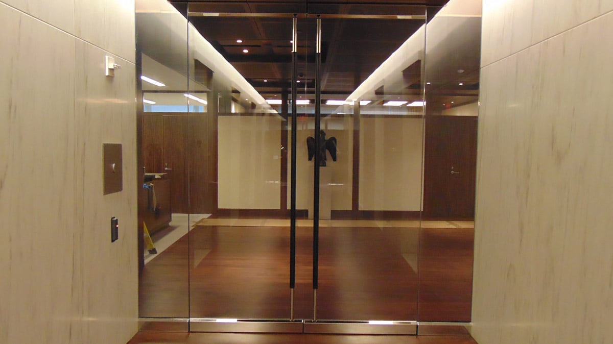 Bulletproof Glass Doors for Modern Offices - Total Security Solutions