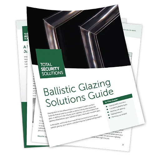 The Ballistic Glazing Solutions Guide, which provides an overview of what goes into the security measures behind ballistic barriers, proper installation, and more