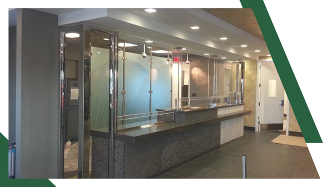 Bank barrier example Bank barrier example