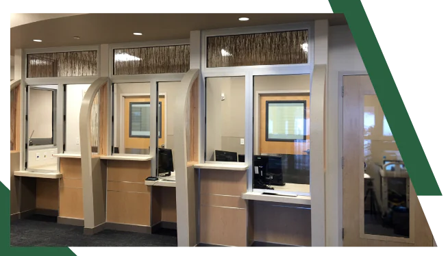 Healthcare Bulletproof Reception example Healthcare Bulletproof Reception example
