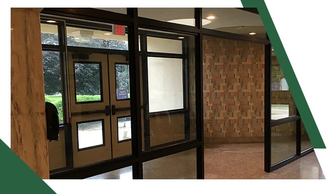 Bulletproof School Entranceway Bulletproof School Entranceway