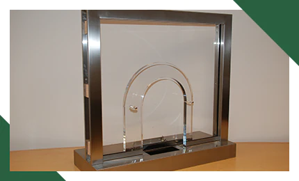 Bulletproof Arched Transaction Window Bulletproof Arched Transaction Window