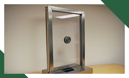 Stainless Steel Transaction Window Stainless Steel Transaction Window