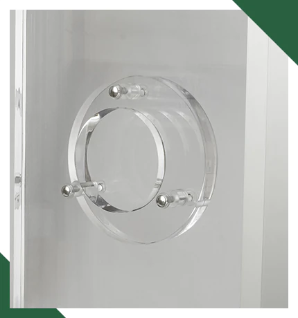 Hole and Backer Voice Port Hole and Backer Voice Port