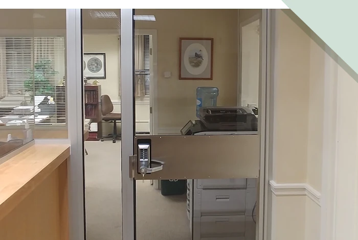 Ballistic Acrylic Door