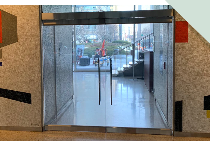 Ballistic All Glass Door