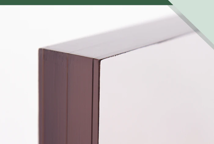glass-clad polycarbonate detail glass-clad polycarbonate detail